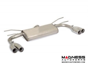 FIAT 124 Performance Exhaust - Non ABARTH - Axle-Back - Muffled - Quad Tips - Ragazzon - 70mm